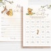 Classic Winnie the Pooh Baby Shower Games, Editable Printable Game ...