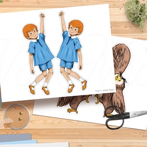 Winnie Pooh Babypartydekoration Klassische hängende Charaktere Ausschnitt Gestanzte Stütze, die Ballonkindergarten halten Bild 2