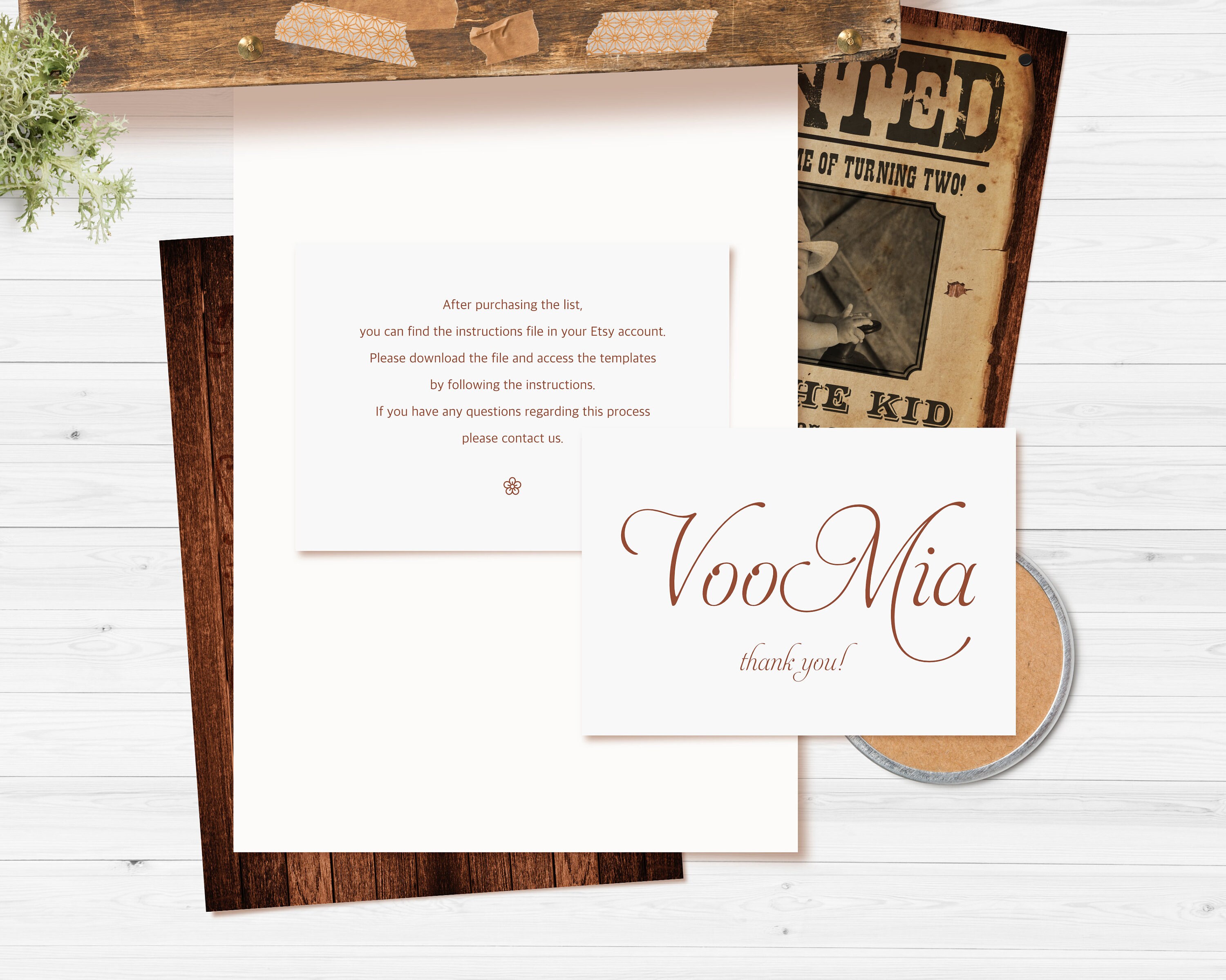Wanted Poster Invitation Template With Photo Cowboy Birthday | Etsy