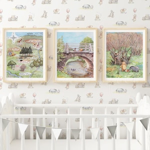 Classic Winnie the Pooh Nursery Prints - Etsy
