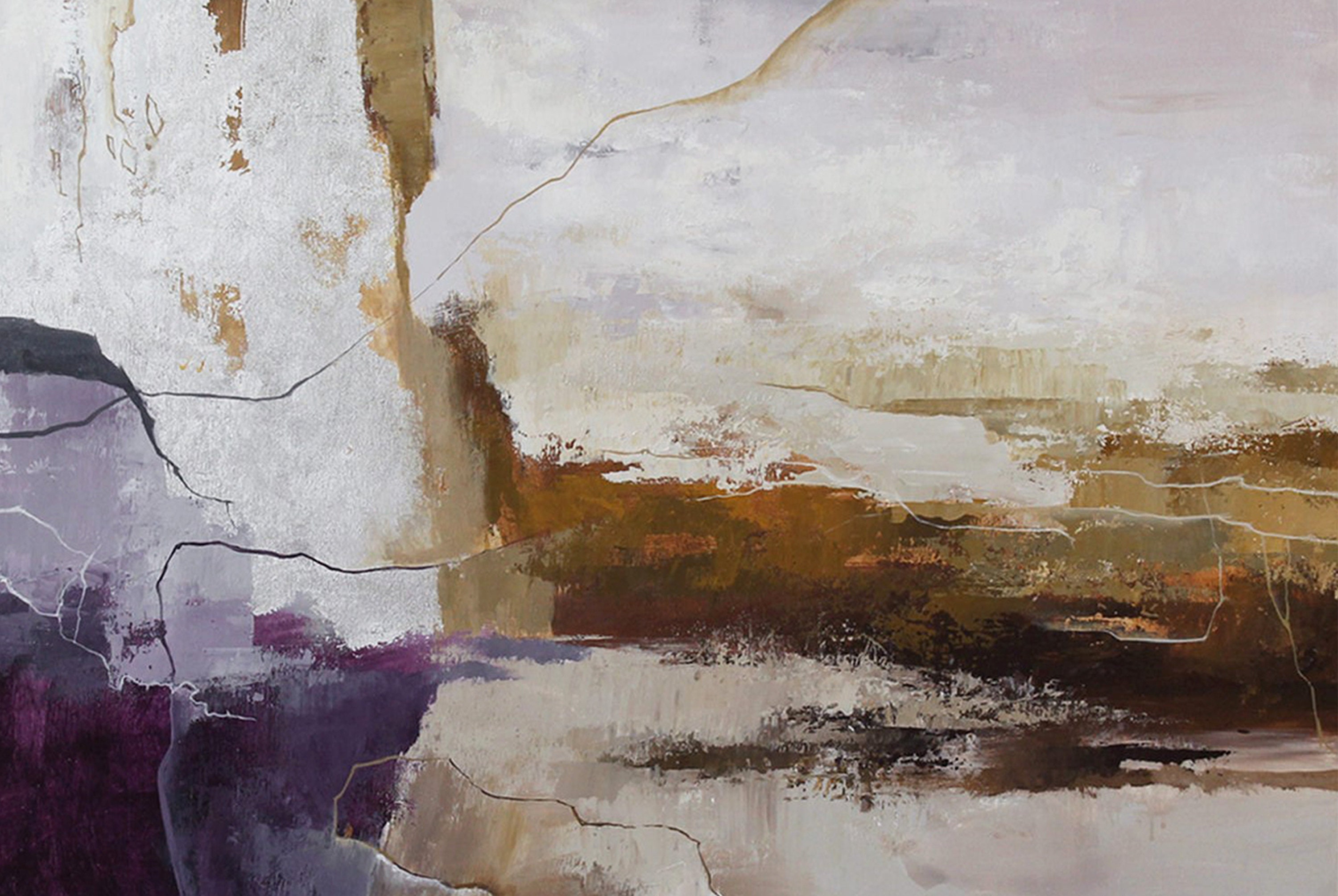 Large Acrylic Painting Abstract Blue & White Art Abstract Etsy