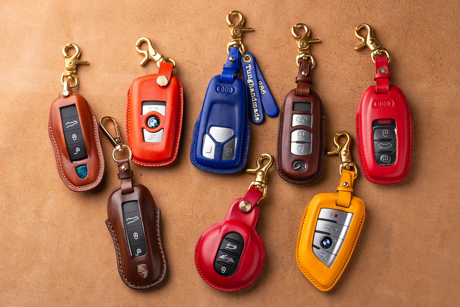 Mini Cooper Key Fob Cover Leather Key Case Car Key Cover Etsy