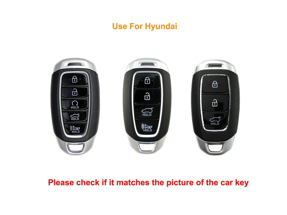 Hyundai Key Fob Cover Leather Key Case Car Key Cover Car Etsy