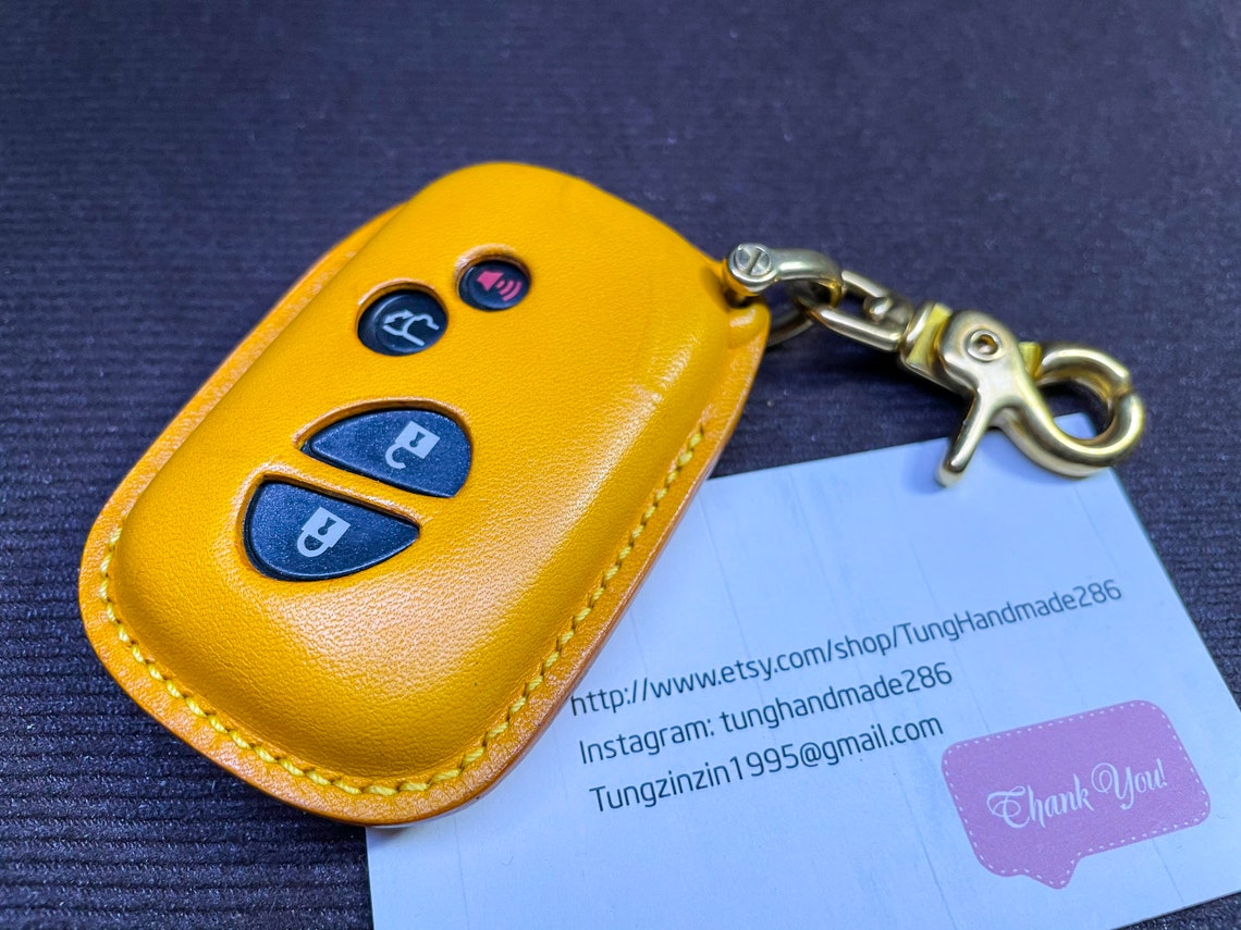 Lexus Key Fob Cover Leather Key Case Car Key Cover Car key Etsy