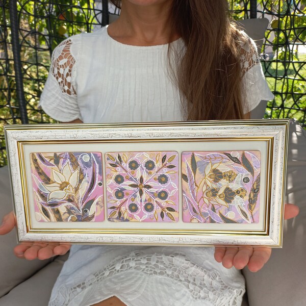 Wall Hanging Tile Etsy