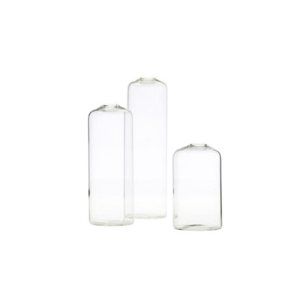 Clear Glass Bud Vase | Event Vases | Highball Vase | Vase Trio | Wedding Vases | Single Stem Flower Vase