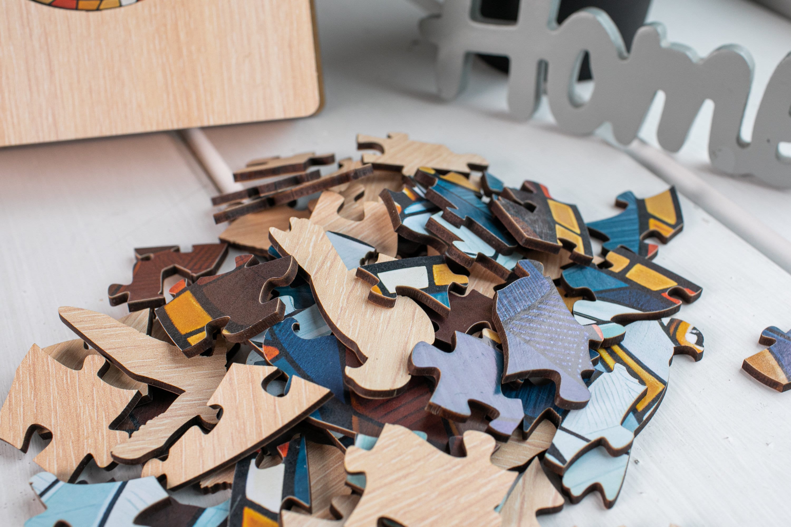 Premium Holz Puzzle Holz Puzzles für Kinder und Erwachsene | Etsy