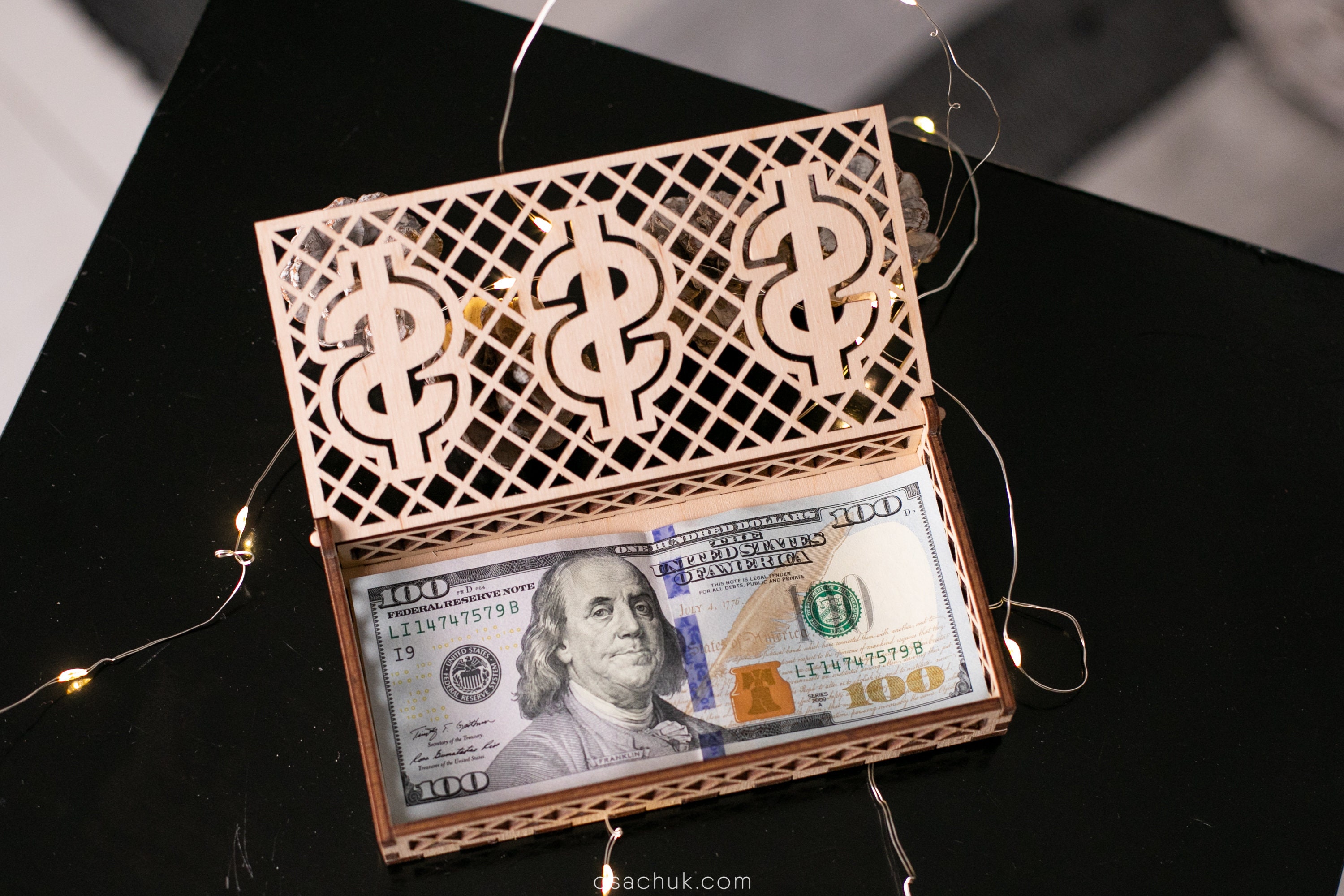 Money Box Birthday Money Holder Box for Banknotes Custom Etsy