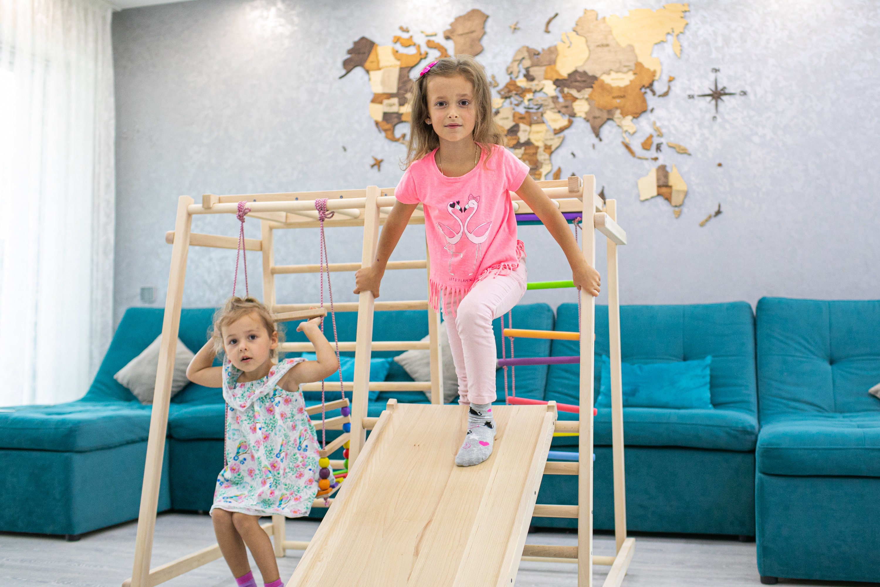 Climbing Ramp Montessori Climber Square Gym for Toddlers Etsy