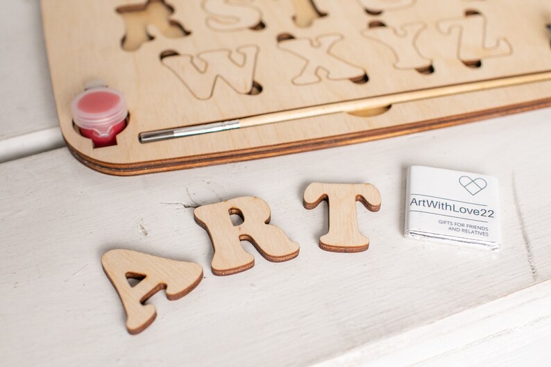 Wooden Alphabet Puzzle Letter ABC eco friendly Letters puzzle | Etsy