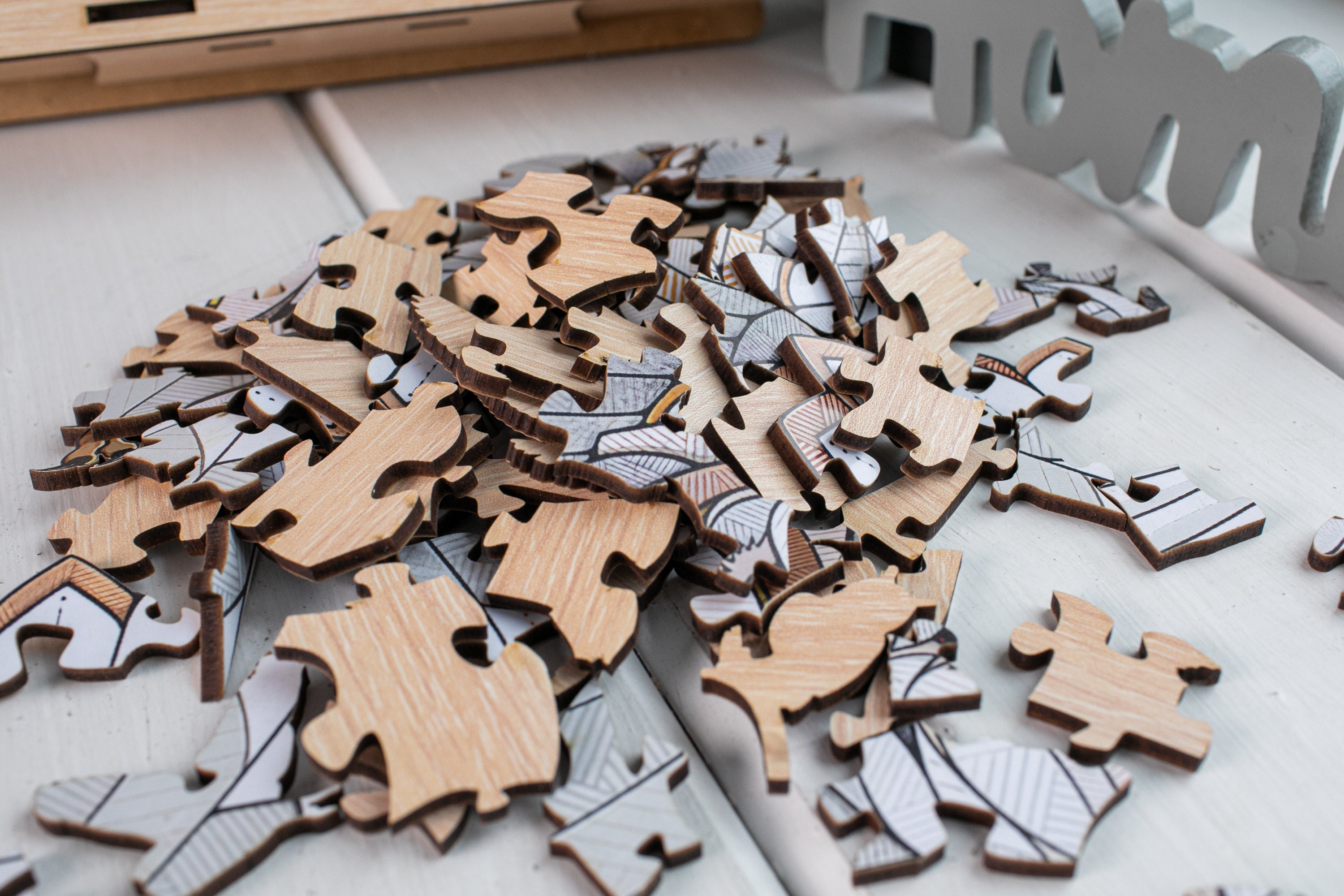 3D Wooden Puzzle For Adults and Kids Animals Shape Puzzle