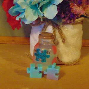 You&#39;re My Missing Piece message in a bottle soap, anniversary gift, valentines gift, gift for her, gift for him, romantic gift, fun gift