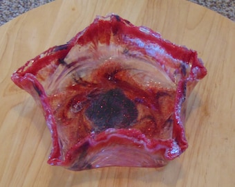 Star Resin Bowl, Custom Resin Bowl, Wedding Gift, Free Form Resin Bowl, Resin Trinket Dish, Mother's Day, Resin Decor, Anniversary Present