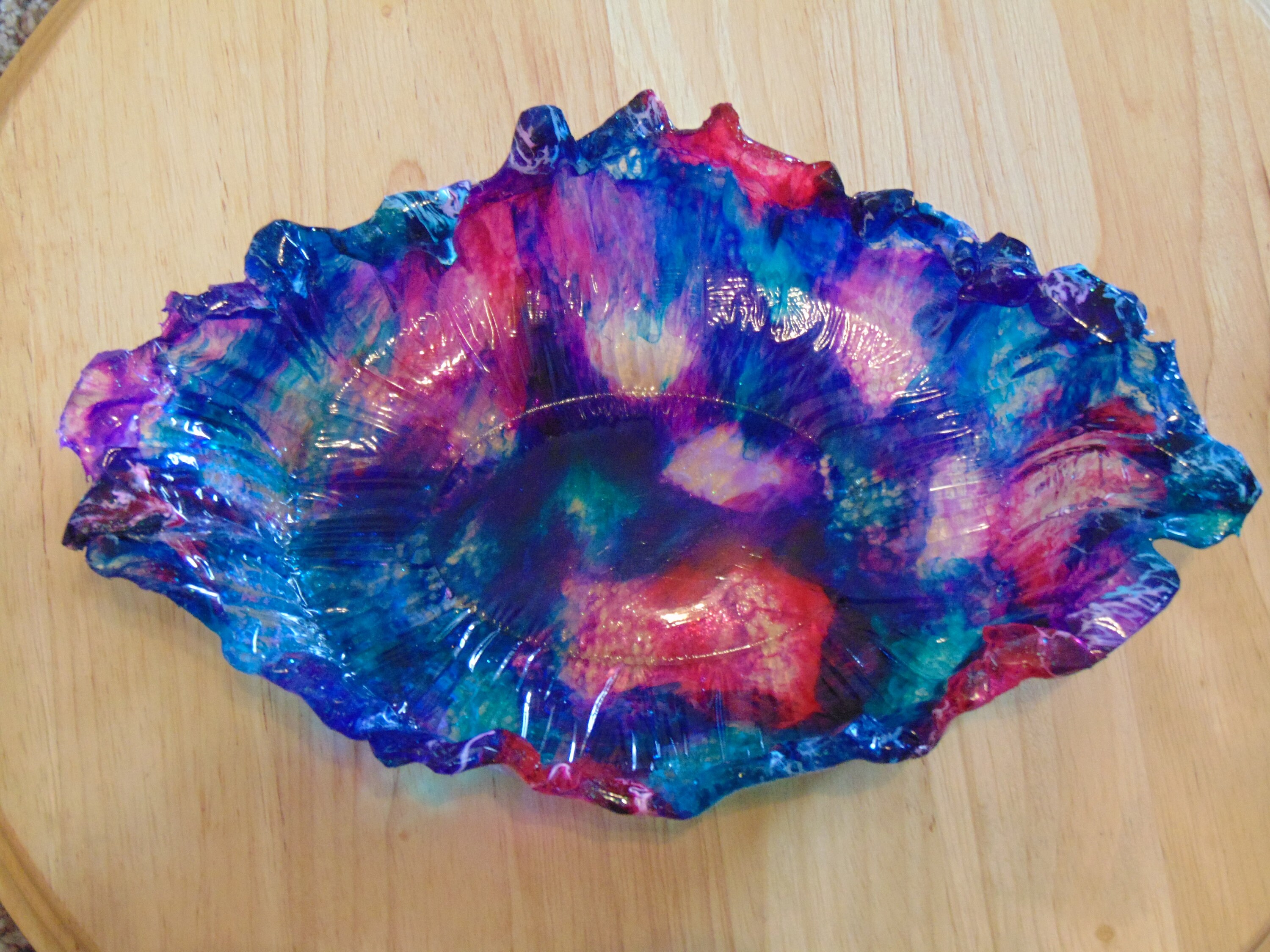 Resin Bowl Custom Resin Bowl Wedding Gift Free Form Resin Etsy