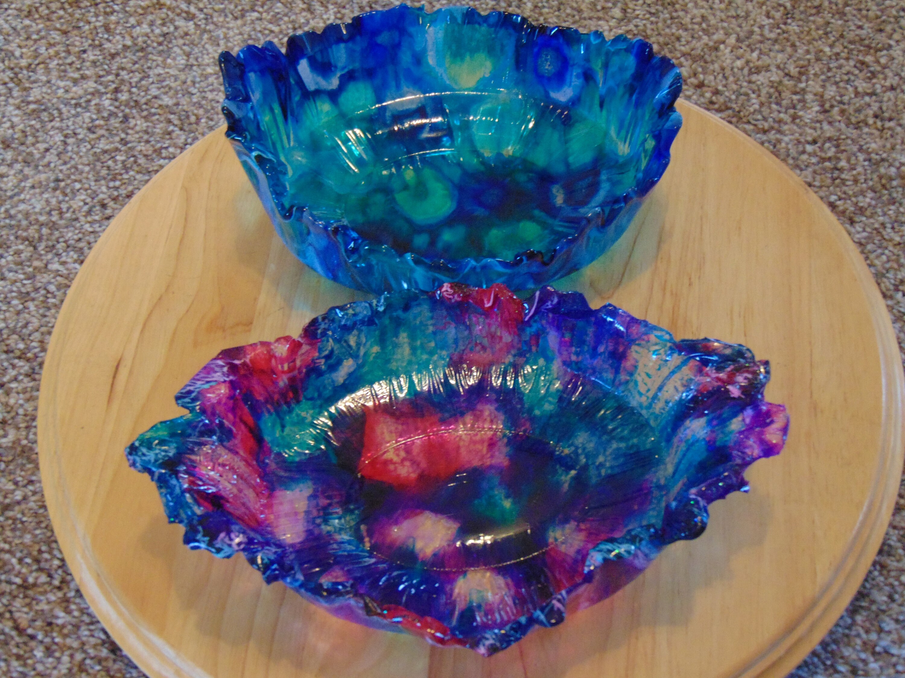 Resin Bowl Custom Resin Bowl Wedding Gift Free Form Resin Etsy UK