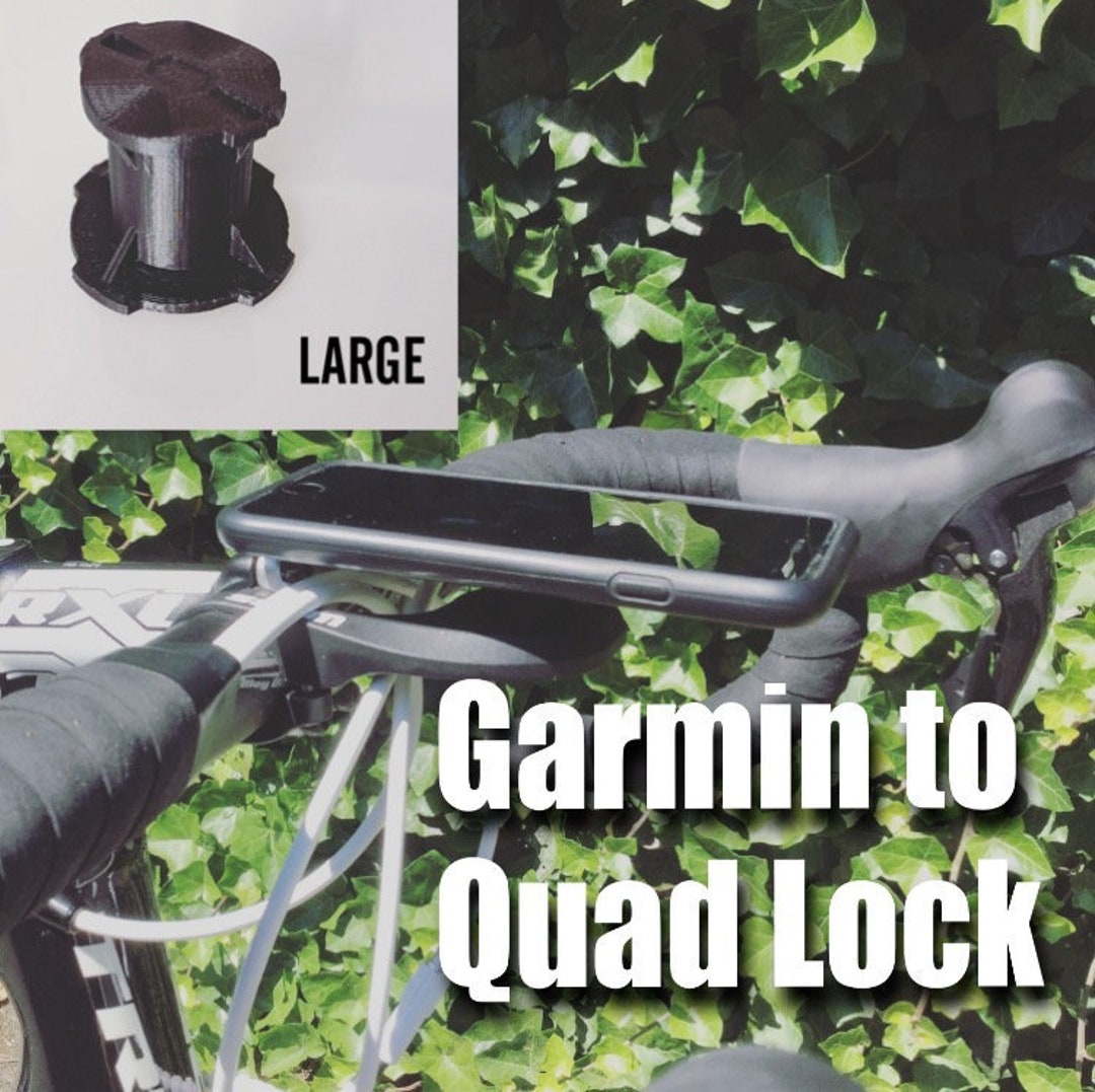 Garmin Edge Quadlock Adapter 2nd Gen LARGE Mount -
