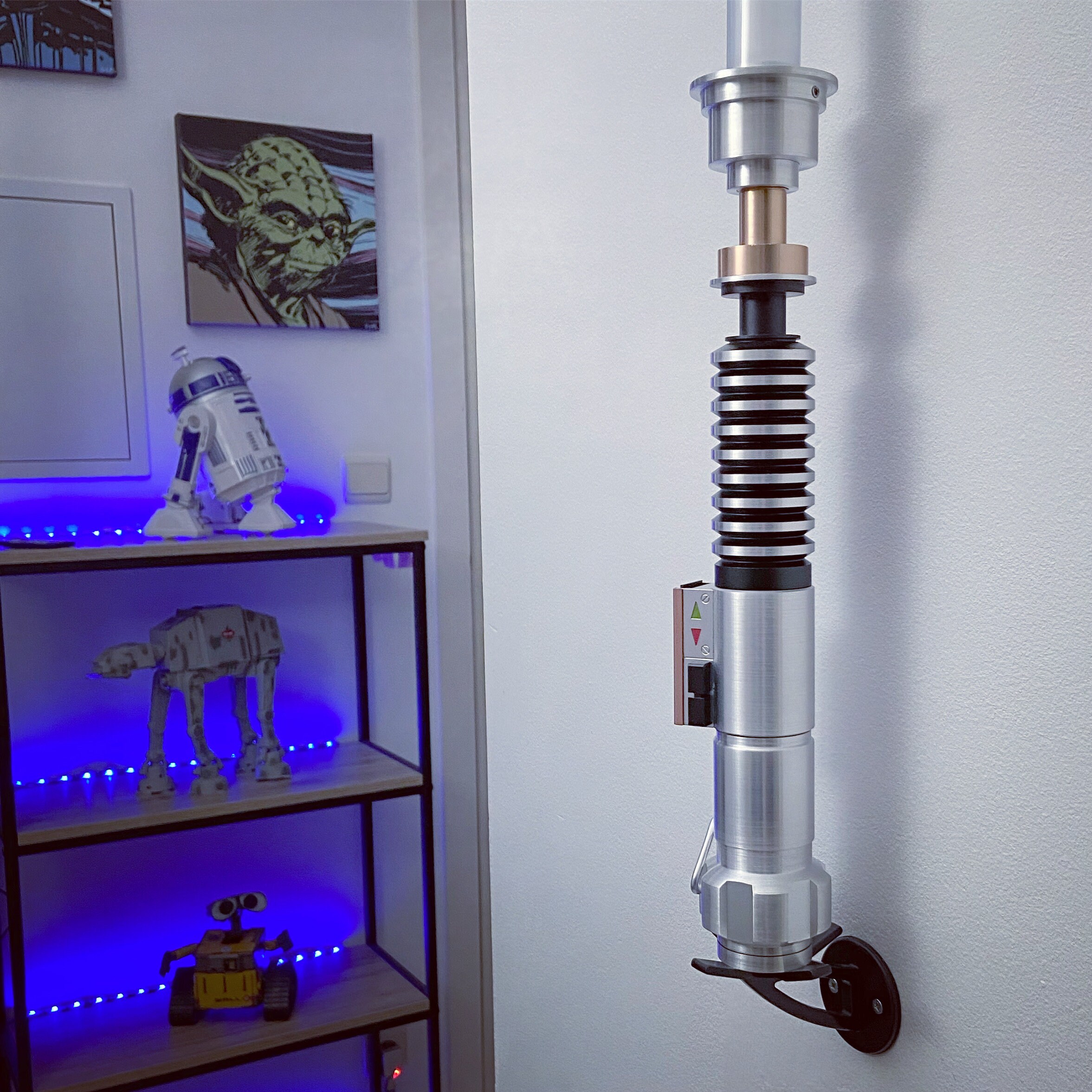Lightsaber Wall Mount Etsy
