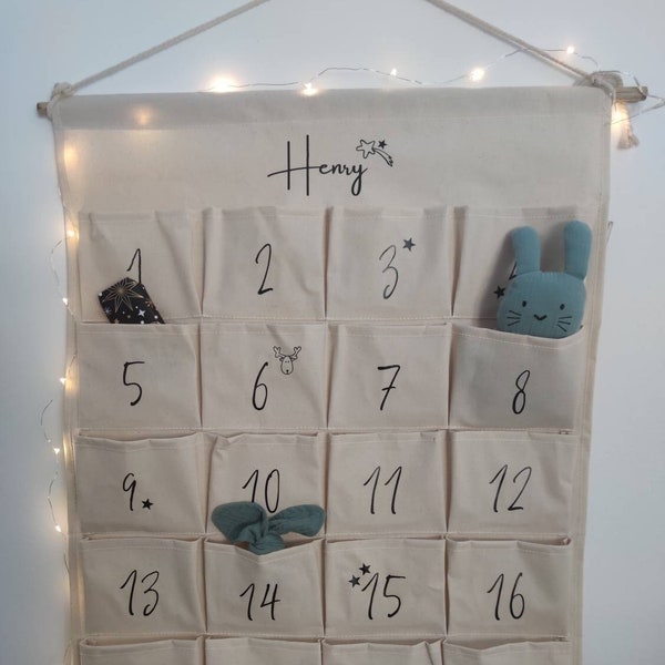 personalisierter Adventskalender zum selber befüllen Adventskalender zum Befüllen DIY Adventskalender Weihnachtsgeschenk