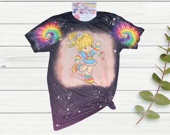 Hand Bleached Sublimation Graphic Tees Free By Graphicshirtsgalore - roblox motorcycle shirt rainbow