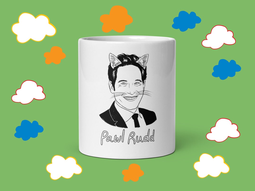 Paul Rudd Cat Coffee Mug Antman Actor Free Shipping Etsy