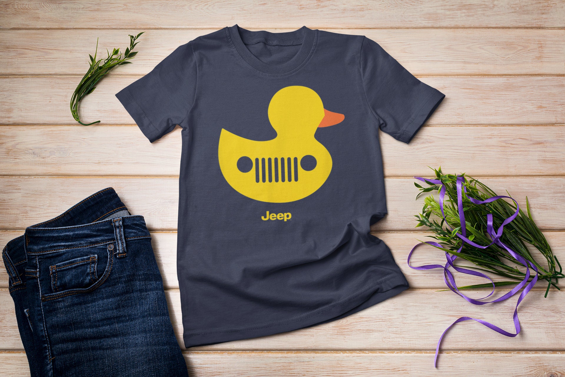 Funny Cute Duck Jeep Grille Unisex T-shirt Sweatshirt Hoodie | Etsy