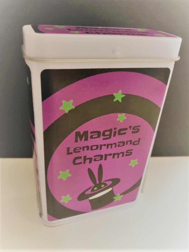 Magic's Lenormand Charms 36 Colorful Charms w/ Tin Box image 3