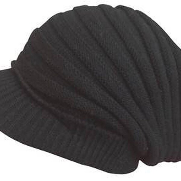 Crazy Lizard Cappello Rasta pour dreadlocks. Chapeaux pour Homme Bob Marley. Chapeau Noir avec Rasta strié. Bonnet Accessori Dreadlock Cappello. Cappelli Rasta giamaicani pour Hommes et Femmes