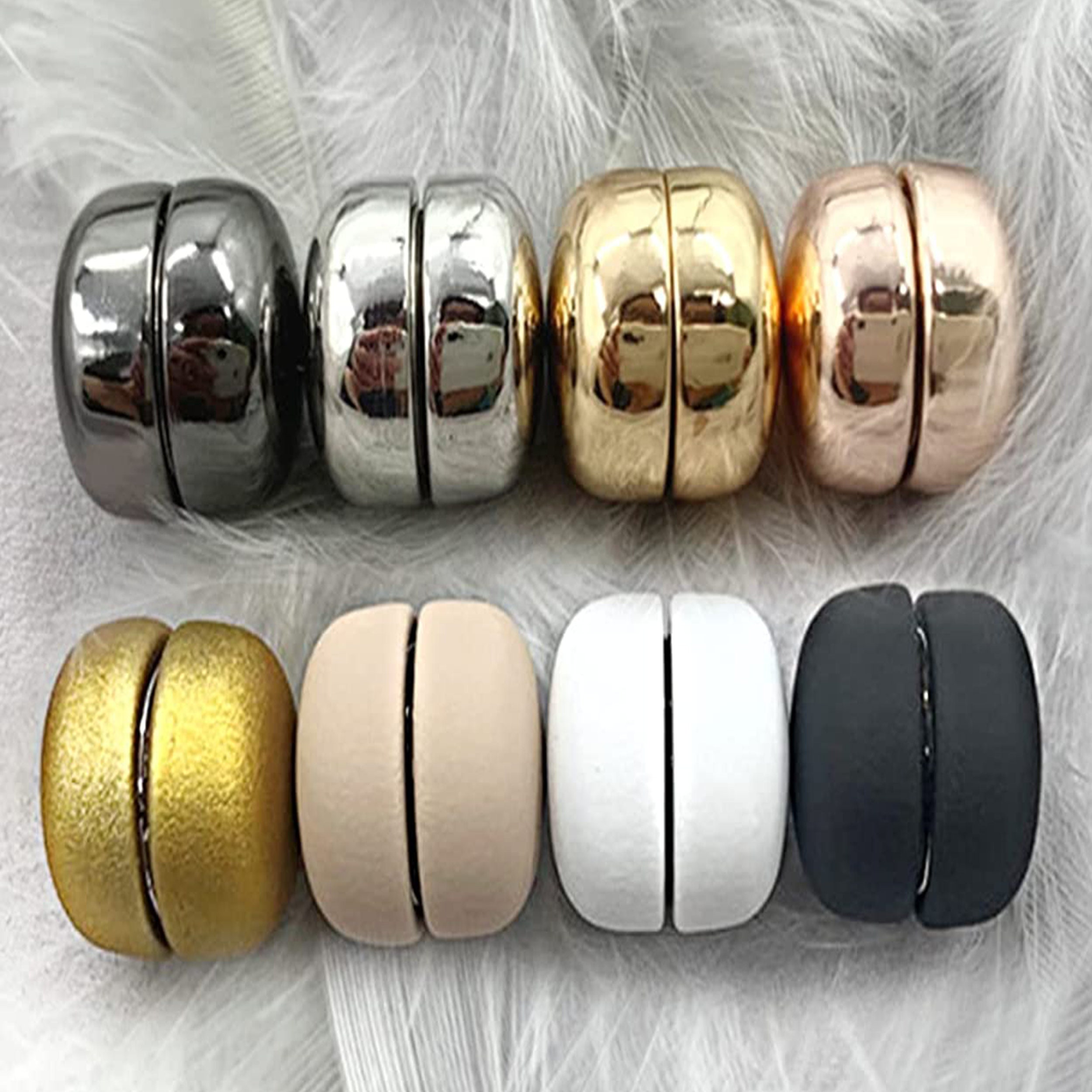 Hijab Magnetic Pin Round Magnetic Hijab Pins Buttons Multi Use Hijab  Magnets for Women Scarf Knitwear Hats Lapel Safety, 12 Colors
