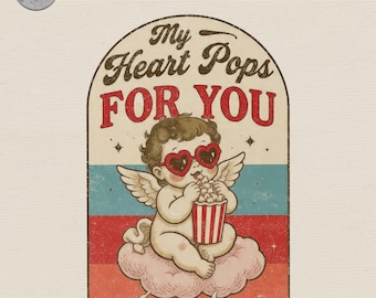 Anti Valentine Cupid PNG – Funny Vintage Anti Love Design Digital Download