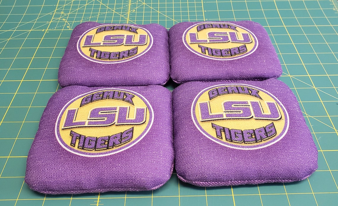 LSU Cornhole Bags Competition/Pro Style Bags Regulation Etsy