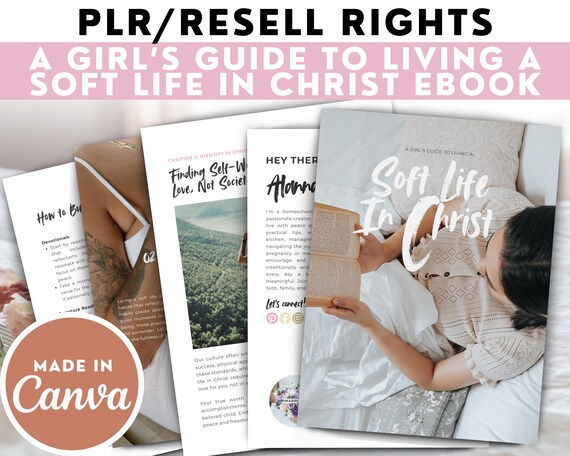 Editable PLR Christian eBook | PLR Resell Canva Template | Christian eBook | Christian printable | Commercial Use
