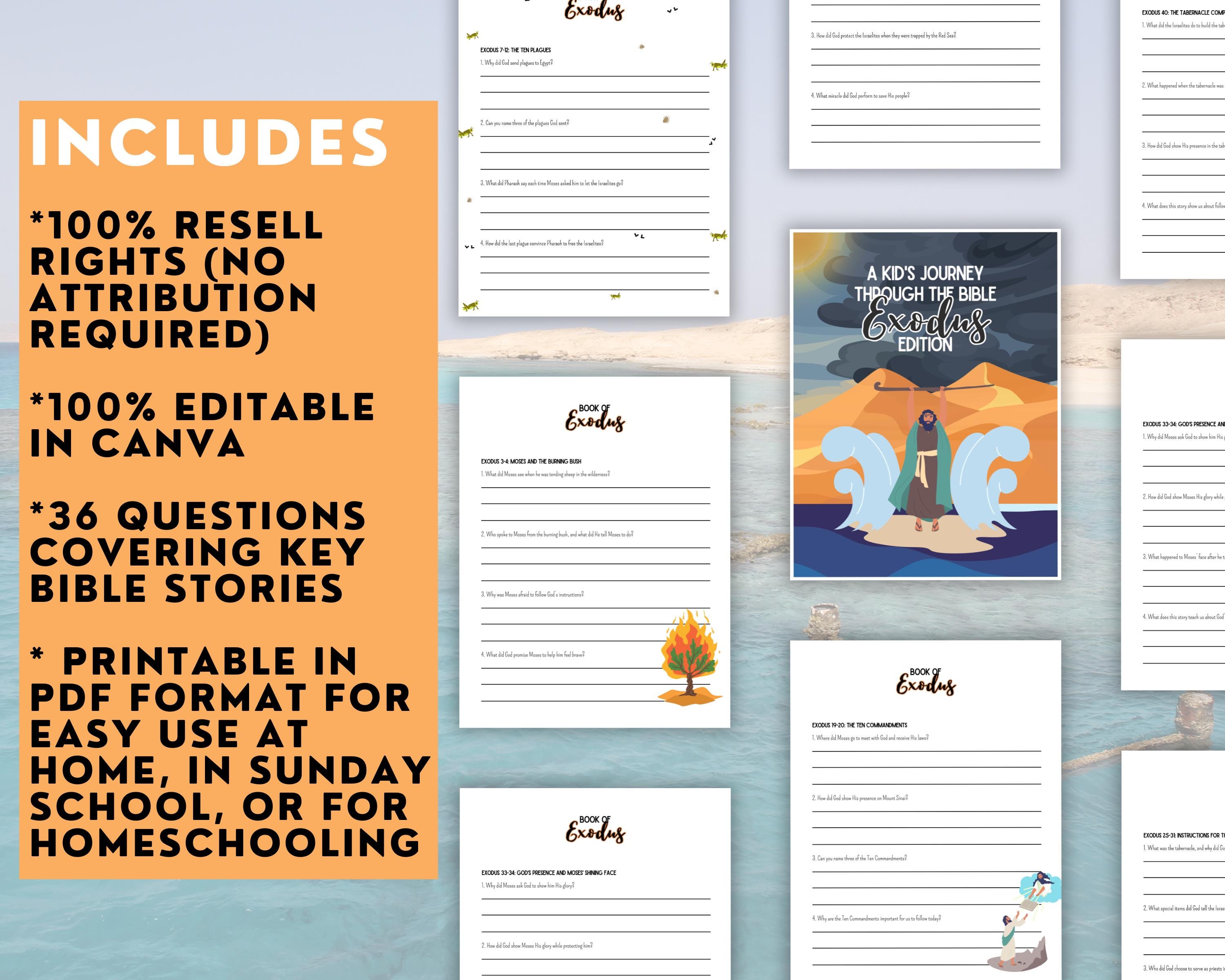 Editable PLR Christian Bible Study | PLR Resell Canva Template ...