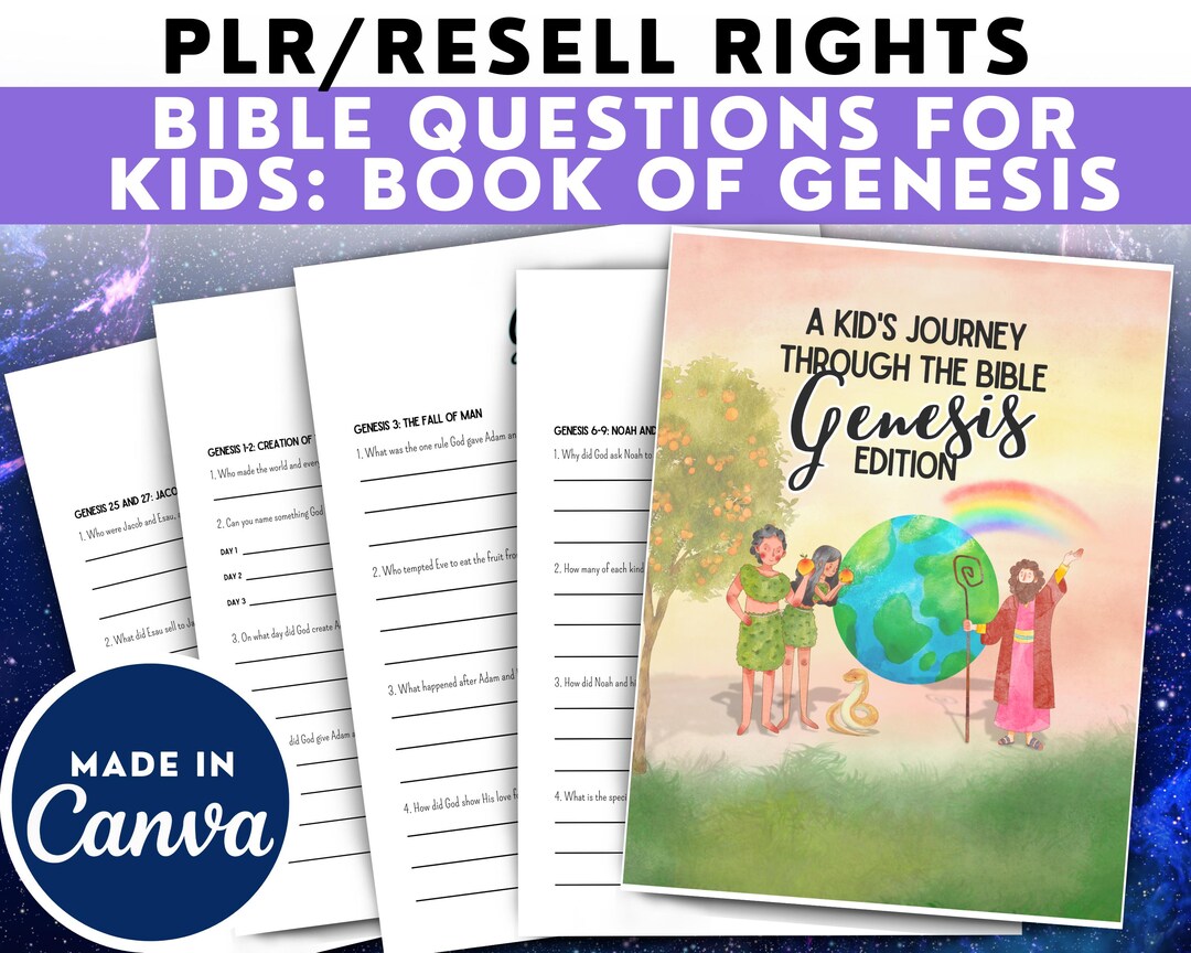 Editable PLR Christian Bible Study | PLR Resell Canva Template ...
