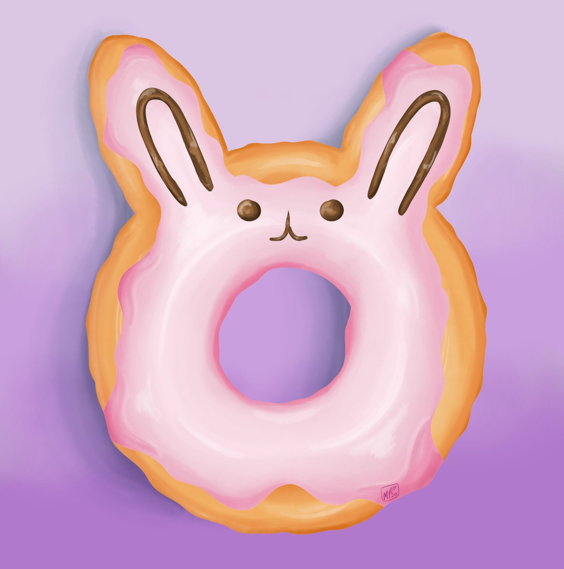 Bunny Donut Etsy