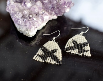 RAVEN // Handwoven Earrings