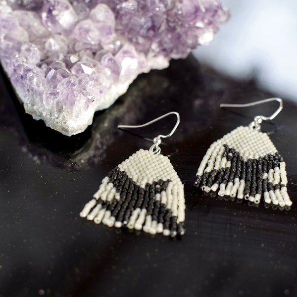 RAVEN // Handwoven Earrings