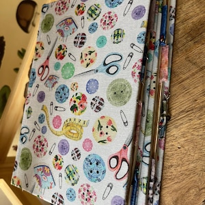 Sewing Journal, Handmade Journal, Blank Journal, Sew Journal, Creative Journaling, Writing Journal, Art Journal, Scrapbook
