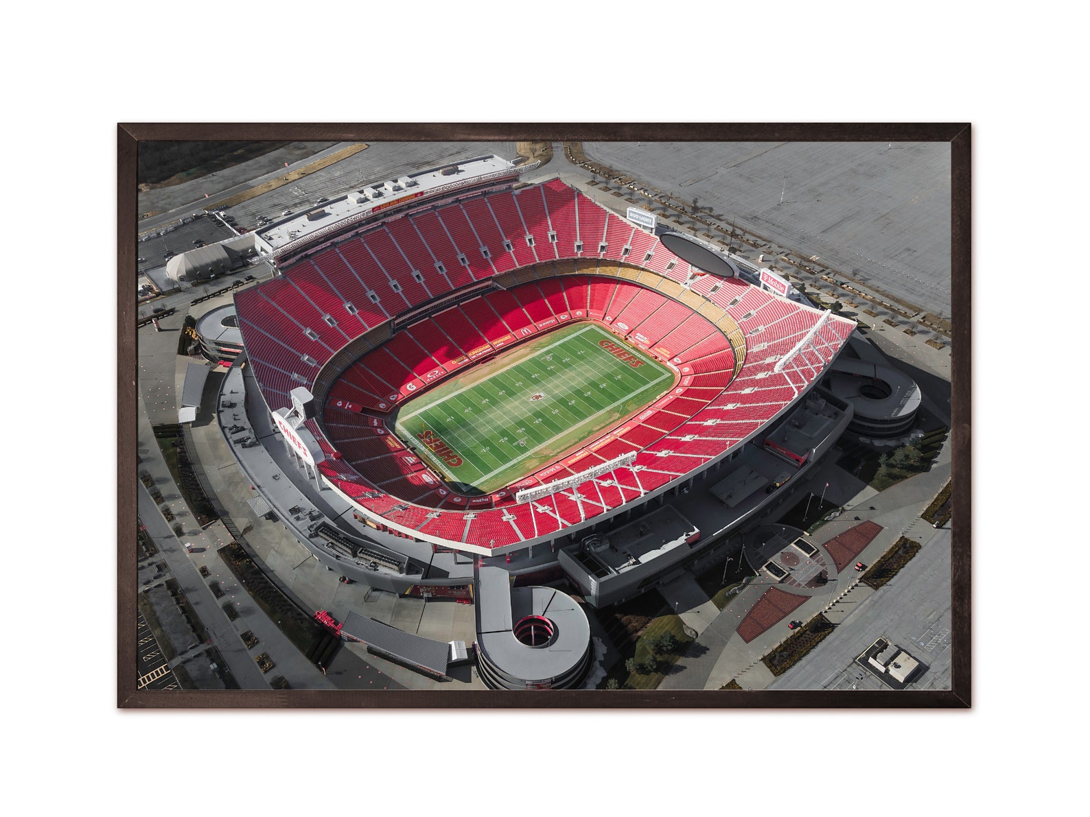 Arrowhead Stadium SW Wall Art, Digital Print, Printable Art, DIY