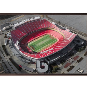 Arrowhead Stadium SW - - Wall Art, Digital Print, Printable Art, DIY Printable, Poster, Kansas City Chiefs, NFL Football, Chiefs Kingdom