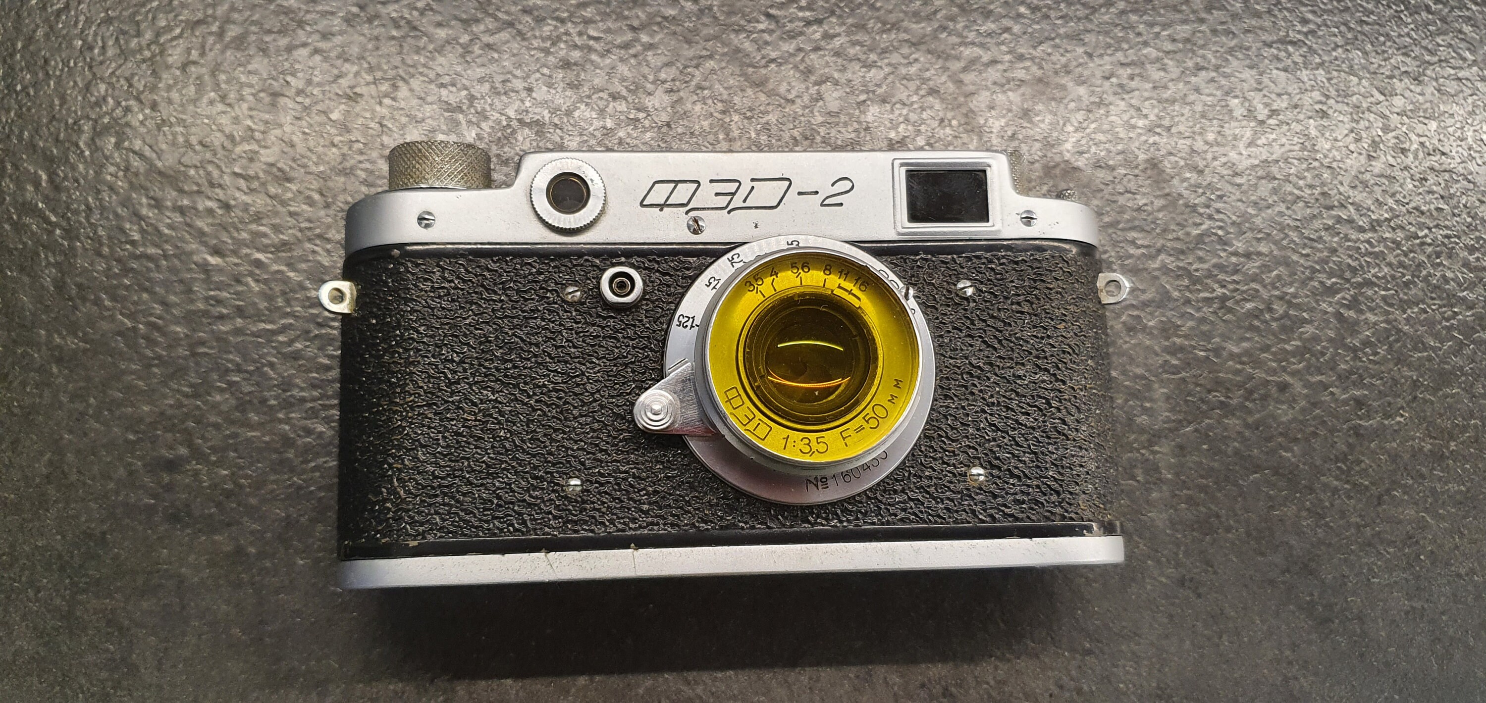 Vintage Russian film camera FED 2 original Etsy