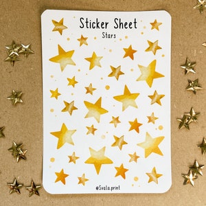 Christmas | Star | Christmas | Sticker bullet journal | Journal Stickers | star