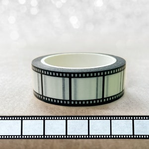 Washi-tape | Bioscoop | 10 m | Stickers | Bullet Journal | Tijdschriftstickers | Waterverf