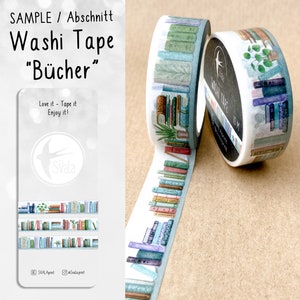 MONSTER | Patroon | Washi-tape | 1,5 cm x 50 cm | Boeken | Sticker | Bullet-dagboek | Tijdschriftstickers | Aquarelstickers