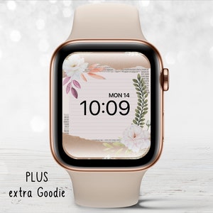2 x Apple Watch Wallpaper | Digital Download | Smart Watch Background | Bullet Journal