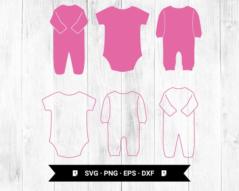 Baby Dress Template Svg PNG EPS Dxf Digital Download Etsy