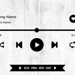 Play Pause Rewind Button Svg,spotify Player,music Player Svg, Music ...