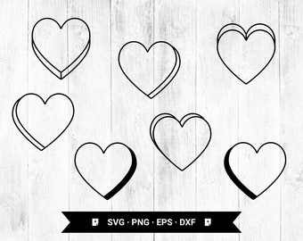 Instant Download Valentine Svg Blank Candy Heart SVG Love Svg