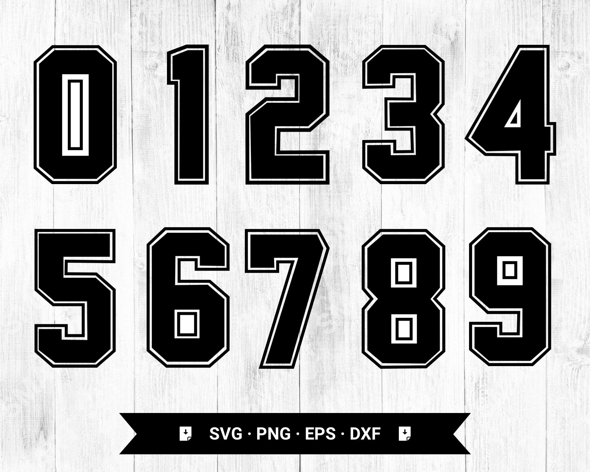 Jersey Numbers Svg,jersey Back Svg,jersey Template Svg,cutting File,png ...