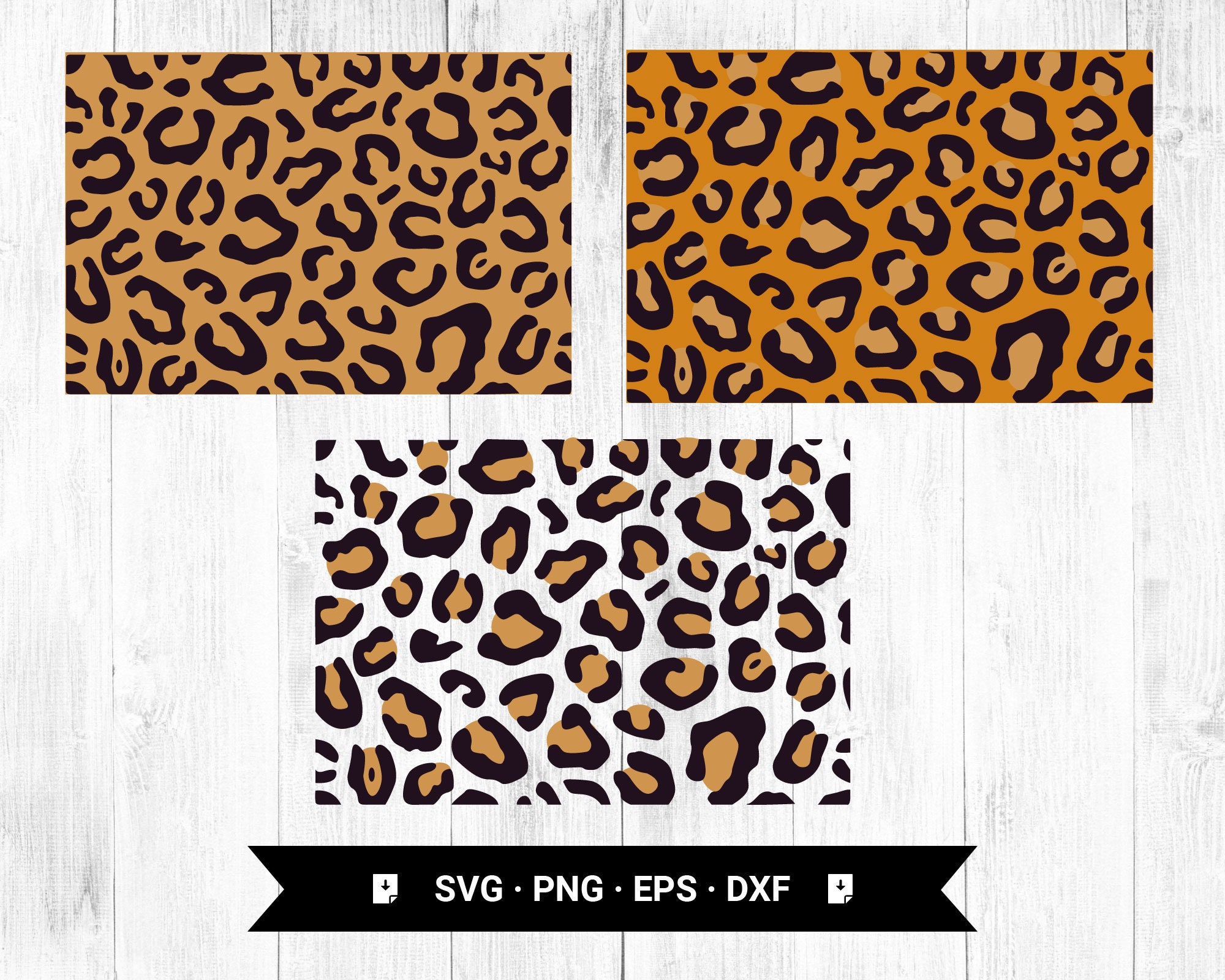 Leopard Cheetah Animal Print Seamless Pattern Vector - Etsy