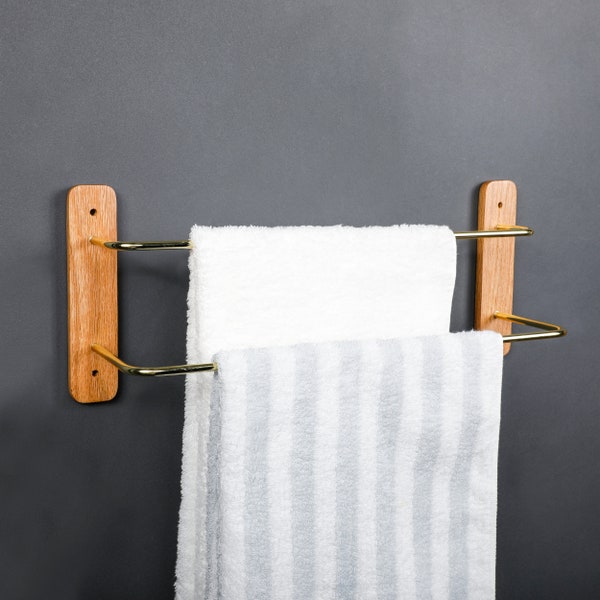 Walnut Towel Holder Etsy